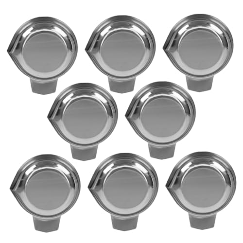 HIAKDOFT 8 Stück Teiliges Edelstahl Wiegeschalen Digitaler Waagenbehälter mit Ergonomischem Griff Gebogenem Ausguss Vielseitig für Schmuck Lebensmittel Labor Präzise Portionierung HIAKDOFT 8 Stück Teiliges Edelstahl Wiegeschalen Digitaler Waagenbehälter mit Ergonomischem Griff Gebogenem Ausguss Vielseitig für Schmuck Lebensmittel Labor Präzise Portionierung von HIAKDOFT