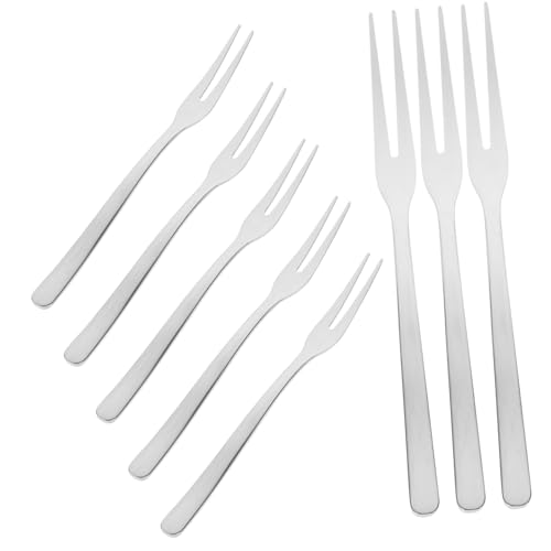 HIAKDOFT 8 Stück Teiliges Kleine Obstgabeln Ergonomisch Geformte Dessertgabeln Vielseitig für Vorspeisen Salate und Früchte Langlebig und Leicht zu Halten HIAKDOFT 8 Stück Teiliges Kleine Obstgabeln Ergonomisch Geformte Dessertgabeln Vielseitig für Vorspeisen Salate und Früchte Langlebig und Leicht zu Halten von HIAKDOFT