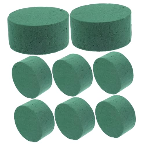 HIAKDOFT 8 Stück Teiliges Runde Blumensteckschaumblöcke mit Verstärktem Zylindrischem Design Starke Wasseraufnahme Sicherer Blumengitter Basis für DIY Blumenarrangements und Dekorationen HIAKDOFT 8 Stück Teiliges Runde Blumensteckschaumblöcke mit Verstärktem Zylindrischem Design Starke Wasseraufnahme Sicherer Blumengitter Basis für DIY Blumenarrangements und Dekorationen von HIAKDOFT