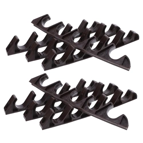 HIAKDOFT 8 Stück Teiliges Verstellbarer Nylon Verbindungsclips für Outdoor Liegestühle mit Fach Einstellbarem Fünfzahn Halter Wetterfester Stabiler Klappstuhl Befestiger für Garten Balkon von HIAKDOFT