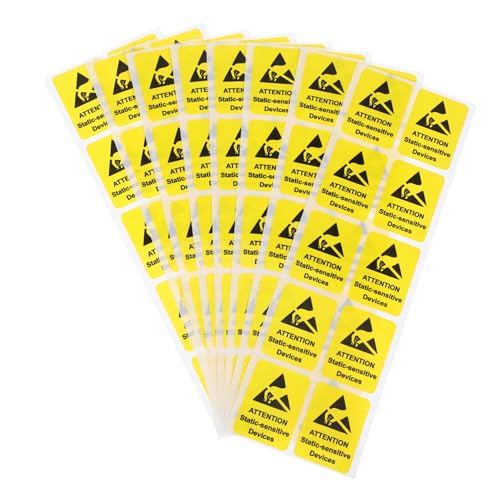 HIAKDOFT 80 Stück Elektrostatisch Haftende Warnaufkleber Selbstklebende Sicherheitskennzeichnung für Mechanische Geräte Langlebige Papieretiketten mit Starkem Halt Sichtbare Warnhinweise HIAKDOFT 80 Stück Elektrostatisch Haftende Warnaufkleber Selbstklebende Sicherheitskennzeichnung für Mechanische Geräte Langlebige Papieretiketten mit Starkem Halt Sichtbare Warnhinweise von HIAKDOFT