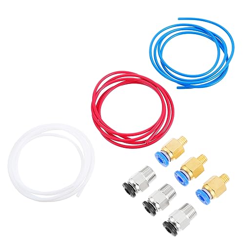 HIAKDOFT 9 Stück Drucker Zubehörset Teiliges Ptfe Schlauch und Fitting Set Schlauch Anschlüsse Hochwertige Pneumatische Verbinder Installieren und Temperaturbeständig HIAKDOFT 9 Stück Drucker Zubehörset Teiliges Ptfe Schlauch und Fitting Set Schlauch Anschlüsse Hochwertige Pneumatische Verbinder Installieren und Temperaturbeständig von HIAKDOFT