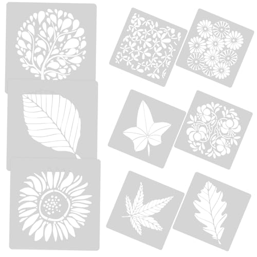 HIAKDOFT 9 Stück Teiliges Blumen Pet Wiederverwendbar für Wandgestaltung DIY kartenherstellung Malerei und Einfach zu Reinigen und Vielseitig Einsetzbar HIAKDOFT 9 Stück Teiliges Blumen Pet Wiederverwendbar für Wandgestaltung DIY kartenherstellung Malerei und Einfach zu Reinigen und Vielseitig Einsetzbar von HIAKDOFT