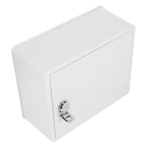 HIAKDOFT Abschließbare Wandmontierte Milchbehälterbox Wetterfest und Vielseitig für Außenbereich und Schreibtisch Robuste Konstruktion Modernes Design Einfache Installation ohne Werkzeug von HIAKDOFT
