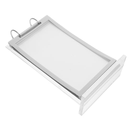 HIAKDOFT Acryl Halter Flip Design Transparent Tischständer für Restaurant Büro Papier Halter Desktop Aufbewahrungsständer Werkzeugfreie Montage Kompakt HIAKDOFT Acryl Halter Flip Design Transparent Tischständer für Restaurant Büro Papier Halter Desktop Aufbewahrungsständer Werkzeugfreie Montage Kompakt von HIAKDOFT