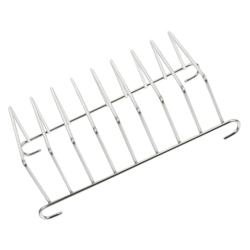 HIAKDOFT Air Fryer Rack aus Vielseitiges Toast und Grillregal für Heißluftfritteuse Geeignet für Backen Grillen und Dämpfen Küchenzubehör von HIAKDOFT