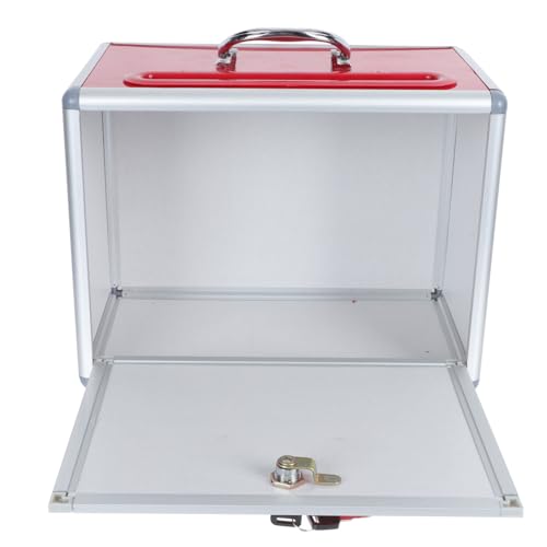 HIAKDOFT Aluminiumlegierung Wahlurne mit Tragegriff Undurchsichtiger Abschließbar Vielseitig für Versammlungen Spenden Abstimmungen Sichere Aufbewahrung HIAKDOFT Aluminiumlegierung Wahlurne mit Tragegriff Undurchsichtiger Abschließbar Vielseitig für Versammlungen Spenden Abstimmungen Sichere Aufbewahrung von HIAKDOFT