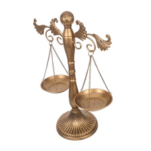 HIAKDOFT Antike Metall-tischwaage Schmuck-organizer mit Vintage-balance-design Dekoratives Mehrzweck-display für Schmuck Kerzen Pflanzen Eleganter Wohnaccessoire für Regal und Schreibtisch HIAKDOFT Antike Metall-tischwaage Schmuck-organizer mit Vintage-balance-design Dekoratives Mehrzweck-display für Schmuck Kerzen Pflanzen Eleganter Wohnaccessoire für Regal und Schreibtisch von HIAKDOFT