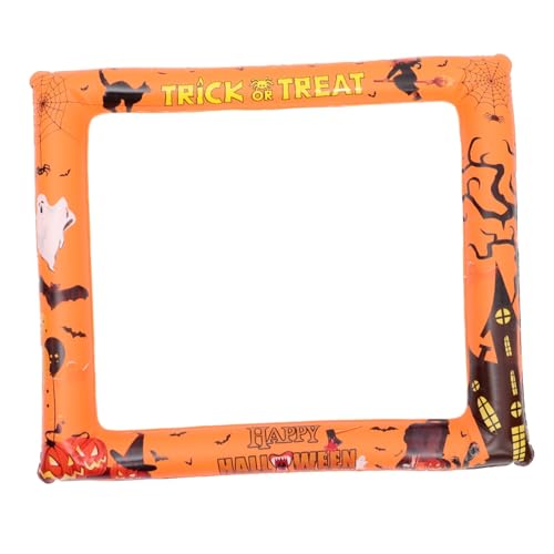 HIAKDOFT Aufblasbarer Bunter Foto Rahmen Leichter Party Prop für Halloween Geburtstag und Indoor Outdoor Deko Robustes Kunststoffmaterial Einfach zu Tragen und Wiederverwendbar von HIAKDOFT