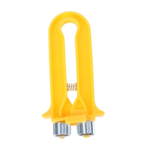 HIAKDOFT Beekeeping Drahtspanner und Crimper Werkzeug mit Metallrädern und Kunststoffgriff Orange für Spann Draht an Bienenwabenrahmen Imkerausrüstung zum Festziehen und Verkrimpen HIAKDOFT Beekeeping Drahtspanner und Crimper Werkzeug mit Metallrädern und Kunststoffgriff Orange für Spann Draht an Bienenwabenrahmen Imkerausrüstung zum Festziehen und Verkrimpen von HIAKDOFT