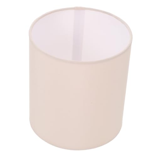 HIAKDOFT Beige Stoff Lampenschirm Zylinderform Vielseitig Kompatibel mit Tisch- Wand Pendelleuchten Weiches Licht für Wohnzimmer Schlafzimmer und Büro Dekorativer Lampenschirm Ersatz von HIAKDOFT