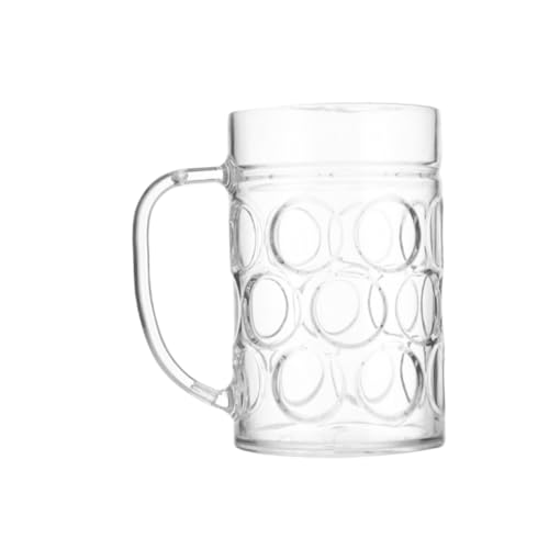 HIAKDOFT Bierkrug Anfassen Biergläser Wasserbecher Bierbecher Mit Henkel Bierkrug Für Den Haushalt Transparent HIAKDOFT Bierkrug Anfassen Biergläser Wasserbecher Bierbecher Mit Henkel Bierkrug Für Den Haushalt Transparent von HIAKDOFT