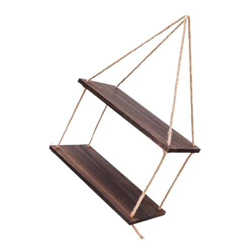HIAKDOFT Boho Wandregal Holz mit Hanfseil Hängend Pflanzenablage Bilderleiste Wanddeko Robust und Vielseitig für Wohnzimmer Schlafzimmer Büro HIAKDOFT Boho Wandregal Holz mit Hanfseil Hängend Pflanzenablage Bilderleiste Wanddeko Robust und Vielseitig für Wohnzimmer Schlafzimmer Büro von HIAKDOFT