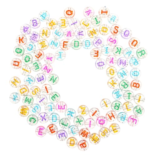 HIAKDOFT Bunte Buchstabenperlen Tasche DIY Bastelperlen Zubehör für Armbänder Schmuckherstellung Erwachsene Bastelset für Individuelle Armbandgestaltung HIAKDOFT Bunte Buchstabenperlen Tasche DIY Bastelperlen Zubehör für Armbänder Schmuckherstellung Erwachsene Bastelset für Individuelle Armbandgestaltung von HIAKDOFT