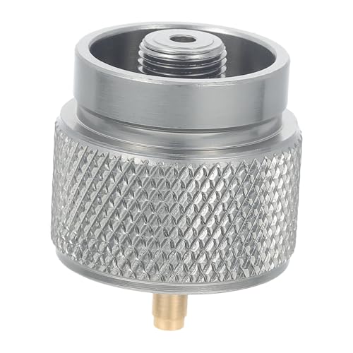 HIAKDOFT Camping Gaskartuschen Adapter Tragbarer Gas Tank Universeller Outdoor Gaskocher Langlebiger Wiederverwendbarer Camping Gasflaschen Verbinder Kompatibel mit Standardflaschen von HIAKDOFT