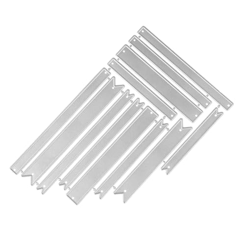 HIAKDOFT Carbonstahl Stanzform für DIY Banner Schneiden Verschiedene für Scrapbooking Papierbasteln Langlebig und Vielseitig für Karton Papier Kunststoff Aluminiumfolie von HIAKDOFT