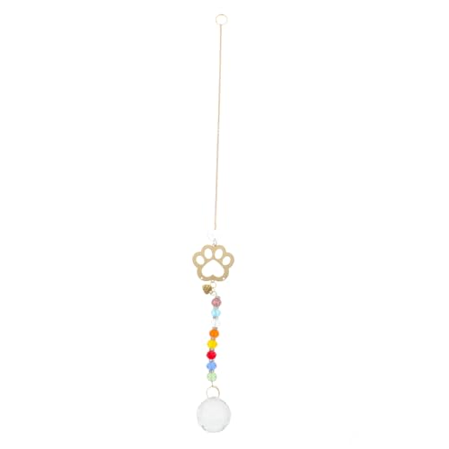 HIAKDOFT Delicate Crystal Ornament Mit Hundepfoten-Design Für Fenster Garten Und Balkon Kreative Deko Mit Bunten Kristallen Und Eleganter Ausstrahlung HIAKDOFT Delicate Crystal Ornament Mit Hundepfoten-Design Für Fenster Garten Und Balkon Kreative Deko Mit Bunten Kristallen Und Eleganter Ausstrahlung von HIAKDOFT