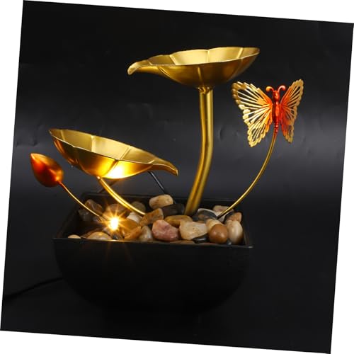 HIAKDOFT Desktop Brunnen Ornamente Party Home Tier Outdoor Wasser Lotus Kleine Ebene Funktion Tischplatte Entspannung Raumdekoration Verwendung Fluss Mini Herzstück Indoor Abs Golden HIAKDOFT Desktop Brunnen Ornamente Party Home Tier Outdoor Wasser Lotus Kleine Ebene Funktion Tischplatte Entspannung Raumdekoration Verwendung Fluss Mini Herzstück Indoor Abs Golden von HIAKDOFT