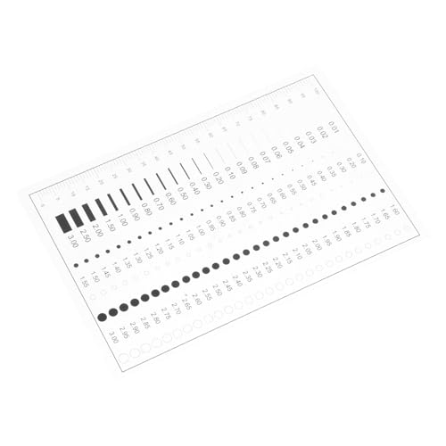 HIAKDOFT Detektor Rissmessgerät Messlehre Schätzung des Linienbreitenfehlers Werkzeug zur Messung der Fehlerbreite Tool zur Erkennung von Linienbreitenfehlern das Haustier HIAKDOFT Detektor Rissmessgerät Messlehre Schätzung des Linienbreitenfehlers Werkzeug zur Messung der Fehlerbreite Tool zur Erkennung von Linienbreitenfehlern das Haustier von HIAKDOFT