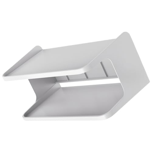 HIAKDOFT Doppeltes Wandregal für Badezimmer und Schlafzimmer Schwebendes Regal mit Minimalistischer zur Aufbewahrung von Handys Toilettenartikeln und HIAKDOFT Doppeltes Wandregal für Badezimmer und Schlafzimmer Schwebendes Regal mit Minimalistischer zur Aufbewahrung von Handys Toilettenartikeln und von HIAKDOFT