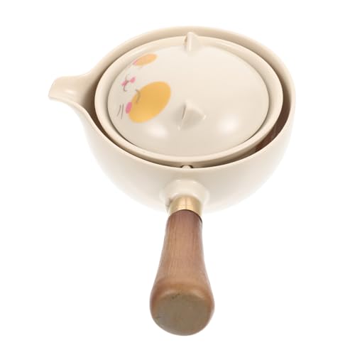 HIAKDOFT Drehbare Chinesische Keramik Kanne mit Seitlichem Griff Vintage Porzellan Teeware Dekorative Kanne mit Katzenmotiv für Traditionelle Teezeremonie und Geselliges Teetrinken HIAKDOFT Drehbare Chinesische Keramik Kanne mit Seitlichem Griff Vintage Porzellan Teeware Dekorative Kanne mit Katzenmotiv für Traditionelle Teezeremonie und Geselliges Teetrinken von HIAKDOFT
