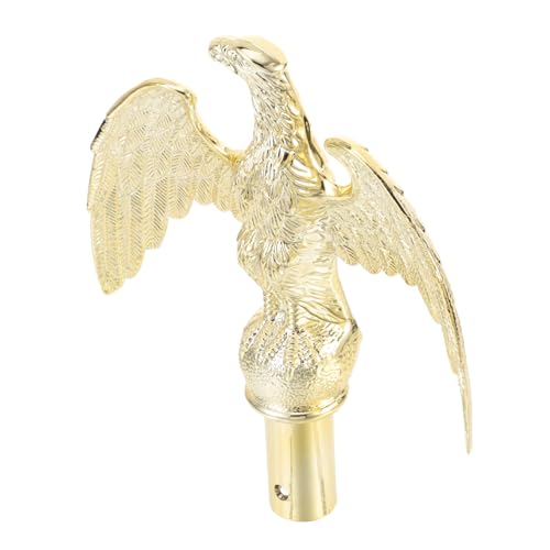 HIAKDOFT Eagle Flagpole Topper Fahnenmast Spitze Dekorativ Langlebig Installieren für Outdoor Garten Büro Flaggenmast Zubehör von HIAKDOFT