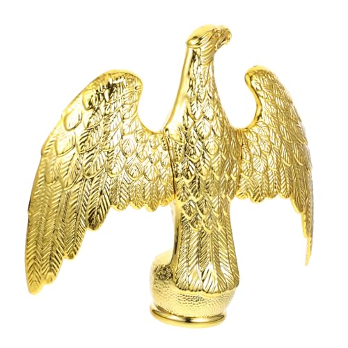 HIAKDOFT Eagle Flagpole Topper Kunststoff Adler Fahnenmast Ornament Outdoor Garten und Leicht für Konferenzhalle von HIAKDOFT