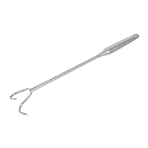 HIAKDOFT Edelstahl BBQ Fleischwender Haken Langer Griff Grill Fleischhaken für Steak Wenden Smoker Ofen Camping Praktisch Tragbar Langlebig HIAKDOFT Edelstahl BBQ Fleischwender Haken Langer Griff Grill Fleischhaken für Steak Wenden Smoker Ofen Camping Praktisch Tragbar Langlebig von HIAKDOFT