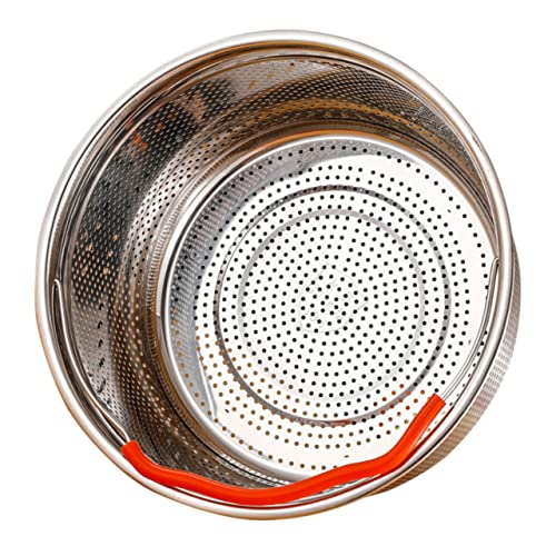 HIAKDOFT Edelstahl Dampfgarer Einsatz mit Griff Gleichmäßige Hitzeverteilung Schnelles Vielseitig Einsetzbar für Reiskocher und Gemüse Leicht und Kompakt Volumen Spülmaschinengeeignet HIAKDOFT Edelstahl Dampfgarer Einsatz mit Griff Gleichmäßige Hitzeverteilung Schnelles Vielseitig Einsetzbar für Reiskocher und Gemüse Leicht und Kompakt Volumen Spülmaschinengeeignet von HIAKDOFT