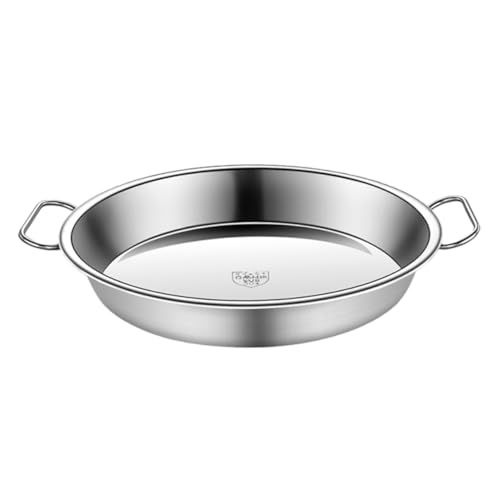 HIAKDOFT Edelstahl Dampfgarer mit Zwei Griffen Dicke Liangpi und Gedämpfte Reisplatte für Zuhause und Gastronomie Vielseitig Einsetzbar für Nudelgerichte und Snacks von HIAKDOFT