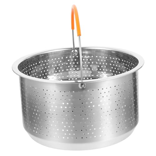 HIAKDOFT Edelstahl Dampfkorb mit Griff Hitzebeständiger Langlebiger Steamer Rack Gleichmäßige Hitzeverteilung Kompakt Leicht Vielseitig für Reis Brötchen Eier und Gemüse Platzsparend HIAKDOFT Edelstahl Dampfkorb mit Griff Hitzebeständiger Langlebiger Steamer Rack Gleichmäßige Hitzeverteilung Kompakt Leicht Vielseitig für Reis Brötchen Eier und Gemüse Platzsparend von HIAKDOFT