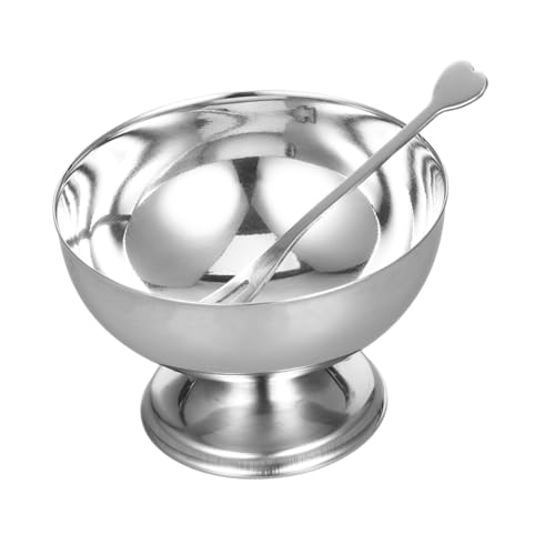 HIAKDOFT Edelstahl Dessertbecher Kleine Salatschale Eisschale Obstschale Snackschale Rostfrei Kompakt Stilvoll für Gäste und Alltag HIAKDOFT Edelstahl Dessertbecher Kleine Salatschale Eisschale Obstschale Snackschale Rostfrei Kompakt Stilvoll für Gäste und Alltag von HIAKDOFT