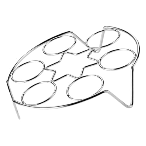 HIAKDOFT Edelstahl Eier Dampfgarer Regal Mehrzweck Steamer Rack für Küche Langlebig Rostfrei Hitzebeständig Geeignet für Gemüse Fisch Krabben und Eier von HIAKDOFT