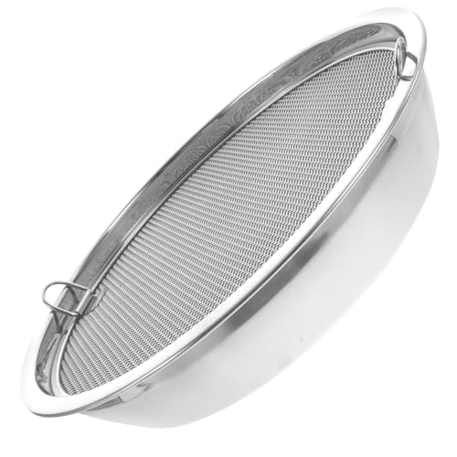 HIAKDOFT Edelstahl Filteröl Ablage mit Feinmaschigem Sieb Dicke Fettablage für Snacks und Obst Rostfrei Langlebig Geeignet als Airfryer Korb und Küchen Abtropfgestell HIAKDOFT Edelstahl Filteröl Ablage mit Feinmaschigem Sieb Dicke Fettablage für Snacks und Obst Rostfrei Langlebig Geeignet als Airfryer Korb und Küchen Abtropfgestell von HIAKDOFT