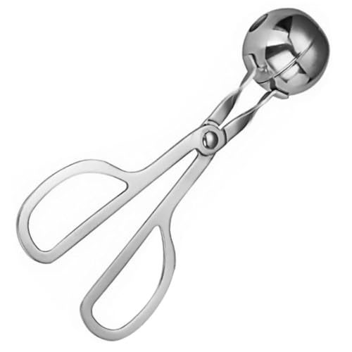 HIAKDOFT Edelstahl Fleischbällchen Maker Löffel Antihaft Fleischballer mit Komfortgriff für Einfache Fleischklößchen Herstellung Küchenhelfer Kleiner Fleischklopsformer Zufälliger Stil HIAKDOFT Edelstahl Fleischbällchen Maker Löffel Antihaft Fleischballer mit Komfortgriff für Einfache Fleischklößchen Herstellung Küchenhelfer Kleiner Fleischklopsformer Zufälliger Stil von HIAKDOFT