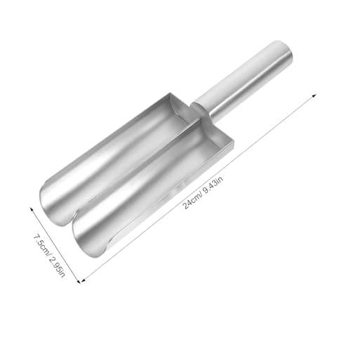HIAKDOFT Edelstahl Fleischbällchen Maker mit Spatel Langlebiges Ergonomisches DIY Werkzeug für Fleisch Garnelen Fischbällchen Vielseitiger Küchenhelfer für Frikadellen und Reisbällchen von HIAKDOFT