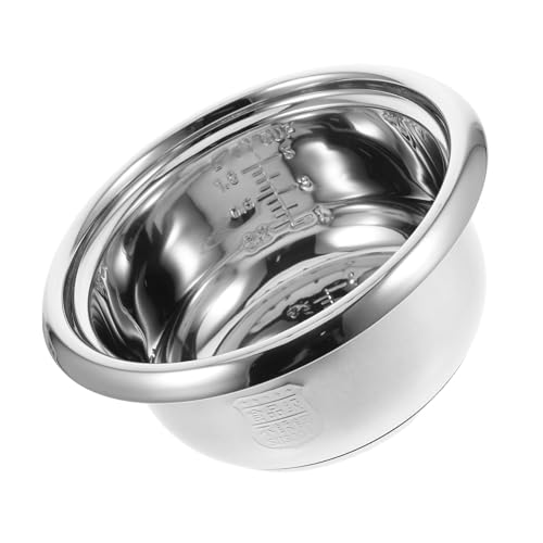 HIAKDOFT Edelstahl Innentopf Reiskocher Fassungsvermögen Ersatz Innenbehälter Für Reis Dämpfen Porridge Kochen Kompatibel Mit Elektrischem Reiskocher Zubehör HIAKDOFT Edelstahl Innentopf Reiskocher Fassungsvermögen Ersatz Innenbehälter Für Reis Dämpfen Porridge Kochen Kompatibel Mit Elektrischem Reiskocher Zubehör von HIAKDOFT