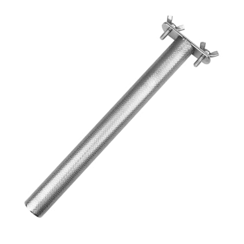 HIAKDOFT Edelstahl Parrots Krallen Schleifstab Kauspielzeug für Wellensittiche Papageien Käfigzubehör Sitzstange mit Rutschfestem Design für Kleine Vögel HIAKDOFT Edelstahl Parrots Krallen Schleifstab Kauspielzeug für Wellensittiche Papageien Käfigzubehör Sitzstange mit Rutschfestem Design für Kleine Vögel von HIAKDOFT