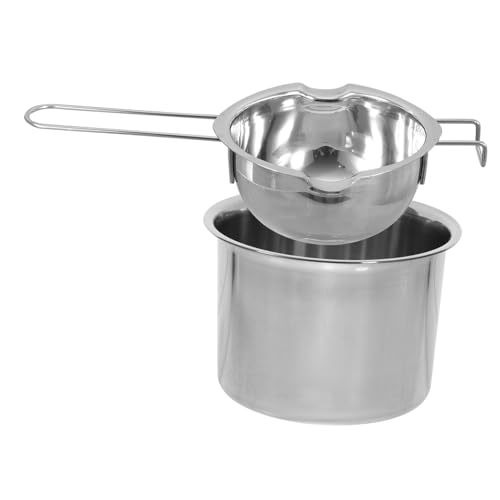 HIAKDOFT Edelstahl Schmelztopf Großer Doppelkessel Butter Schokolade Käse Schmelzschale mit Ausguss für Backen Kochen Wasserbad HIAKDOFT Edelstahl Schmelztopf Großer Doppelkessel Butter Schokolade Käse Schmelzschale mit Ausguss für Backen Kochen Wasserbad von HIAKDOFT