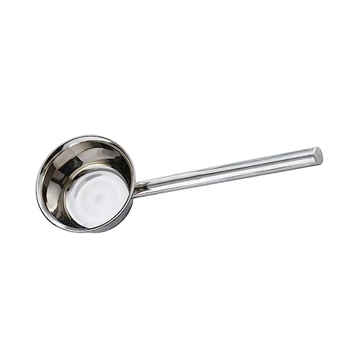 HIAKDOFT Edelstahl Schöpfkelle mit Langem Griff Dicker Wasserschöpfer Multifunktionaler Küchenschöpflöffel Leicht und Hitzeschutz für Haushalt Restaurant und Kantine von HIAKDOFT