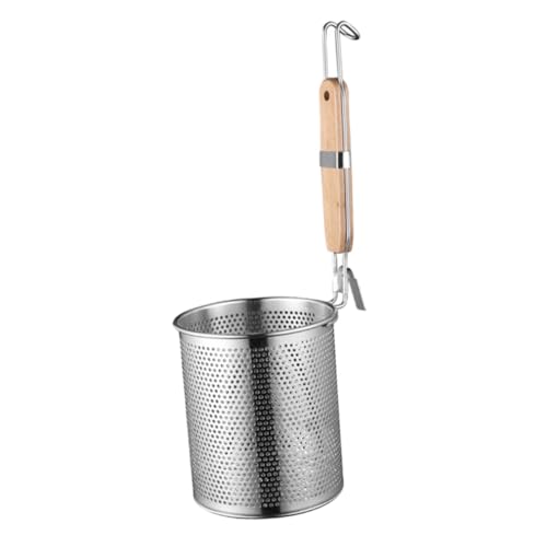 HIAKDOFT Edelstahl Siebkochlöffel mit Ergonomischem Holzgriff Hitzebeständig Mittelgroß Perforiertes Küchensieb für Pasta Dumplings und Vielseitige Küchenanwendung HIAKDOFT Edelstahl Siebkochlöffel mit Ergonomischem Holzgriff Hitzebeständig Mittelgroß Perforiertes Küchensieb für Pasta Dumplings und Vielseitige Küchenanwendung von HIAKDOFT