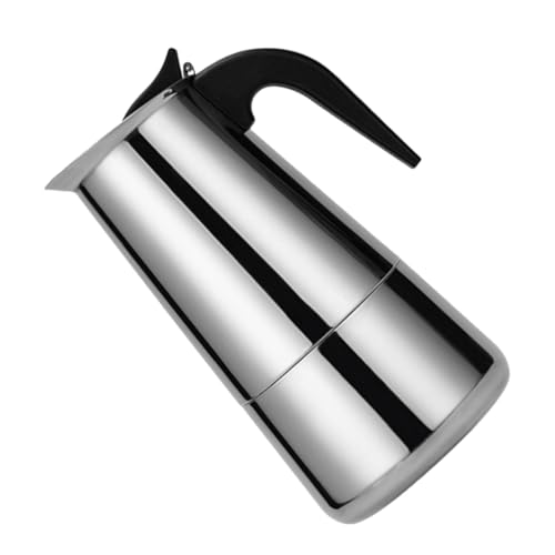HIAKDOFT Edelstahl Stovetop Brewer Mokkakanne mit Sicherheitsventil Ergonomischem Griff für Induktion und Offene Flamme Haushalts Kaffeekanne Robust und Einfach zu Bedienen HIAKDOFT Edelstahl Stovetop Brewer Mokkakanne mit Sicherheitsventil Ergonomischem Griff für Induktion und Offene Flamme Haushalts Kaffeekanne Robust und Einfach zu Bedienen von HIAKDOFT