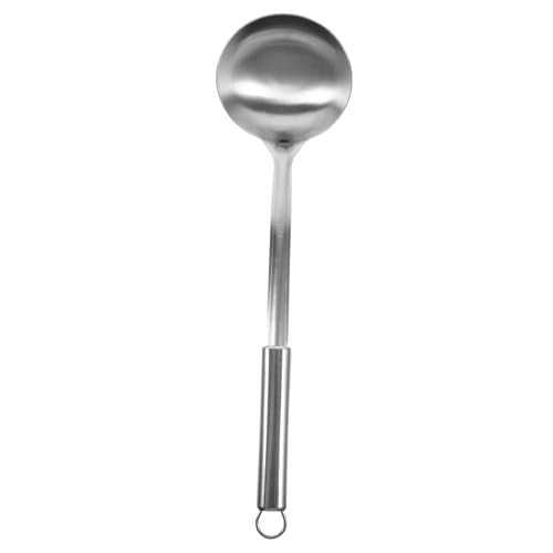 HIAKDOFT Edelstahl Suppenkelle Langes Griff Kochlöffel Schöpflöffel für Suppen Servieren und Kochen Zuhause und Profi Küche von HIAKDOFT