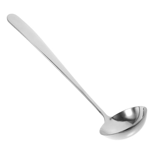 HIAKDOFT Edelstahl Suppenlöffel Küchenutensil Vielseitiger Kochlöffel mit Komfortablem Griff für Kochen Servieren und Leicht Langlebig für Zuhause und Outdoor Picknick HIAKDOFT Edelstahl Suppenlöffel Küchenutensil Vielseitiger Kochlöffel mit Komfortablem Griff für Kochen Servieren und Leicht Langlebig für Zuhause und Outdoor Picknick von HIAKDOFT