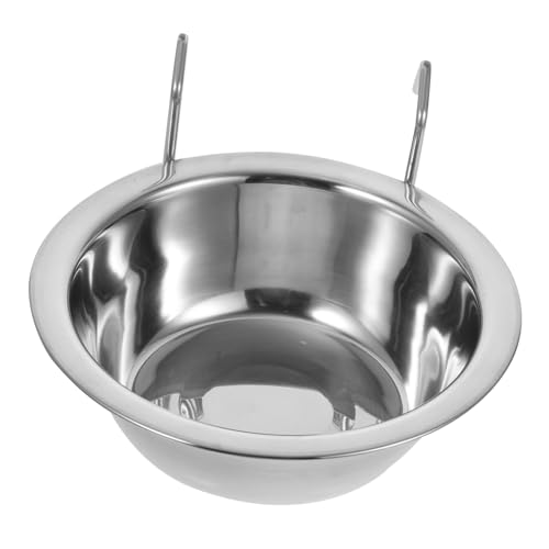 HIAKDOFT Edelstahl Vogelfutterspender mit Haken Stabile Verschleißfeste Vogeltränke und Futternapf für Papageien und Kleintiere Mittelgroße Futterstation für Käfige und Wildvögel HIAKDOFT Edelstahl Vogelfutterspender mit Haken Stabile Verschleißfeste Vogeltränke und Futternapf für Papageien und Kleintiere Mittelgroße Futterstation für Käfige und Wildvögel von HIAKDOFT