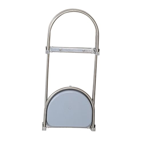 HIAKDOFT Edelstahl Wandmontierter Regenschirmhalter Klappbar Platzsparend Installieren Für Zuhause Büro Hotel In Silber von HIAKDOFT