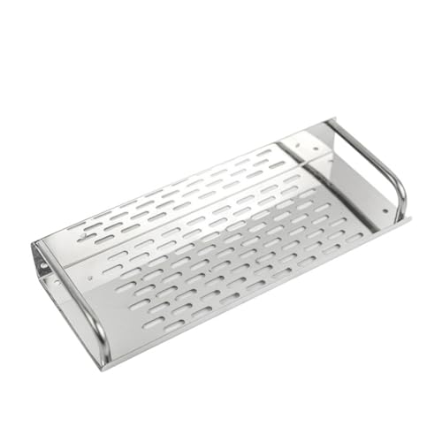 HIAKDOFT Edelstahl Wandregal Bad Single Layer Aufbewahrungshänger Rostfrei Platzsparend mit Hohlem Design für Shampoo Duschgel Vielseitig Nutzbar Modernes Badezimmer Organizer HIAKDOFT Edelstahl Wandregal Bad Single Layer Aufbewahrungshänger Rostfrei Platzsparend mit Hohlem Design für Shampoo Duschgel Vielseitig Nutzbar Modernes Badezimmer Organizer von HIAKDOFT