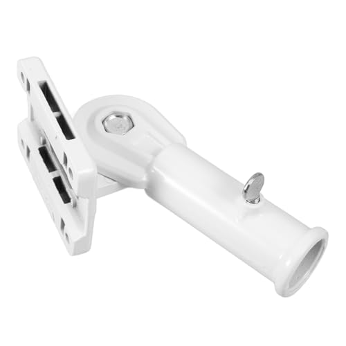 HIAKDOFT Einstellbare Aluminium Flaggenhalter Wandhalterung Drehbar für Außenbereich Stabile Fahnenmast Basis zur Flexiblen Befestigung von Dekorationsflaggen Vielseitig Montierbar für von HIAKDOFT