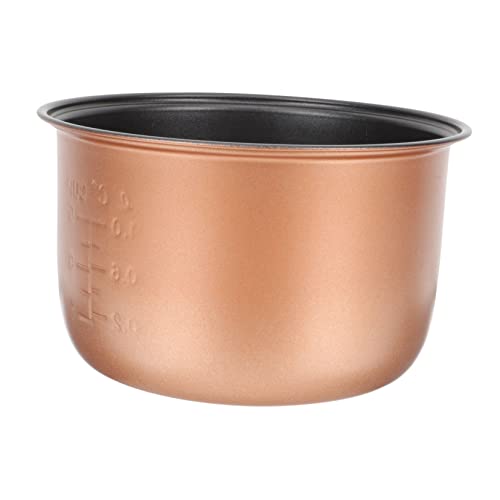 HIAKDOFT Elektrischer Reiskocher Innentopf mit Messskala Dicker Antihaftbeschichtung Vielseitiger Ersatz und Backformtopf für Haushalt und Multikocher von HIAKDOFT