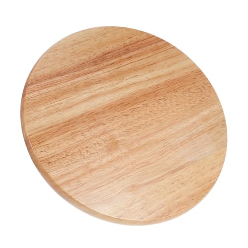 HIAKDOFT Ergonomischer Massivholz Rundhocker Sitz Ersatz Holzplatte für Barhocker Robust und Komfortabel Geeignet für Zuhause und Restaurantgebrauch von HIAKDOFT